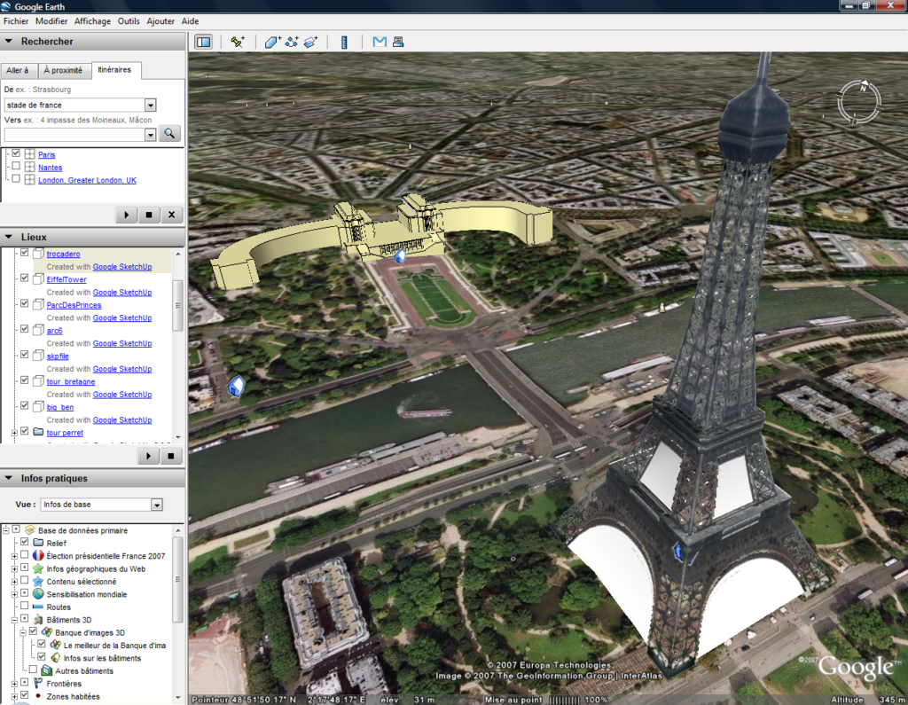 Image 1 : Le meilleur de Google Earth en 3D