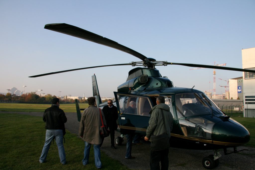 Image 2 : Survol de Paris en hélicoptère avec le GPS 3D de Mio