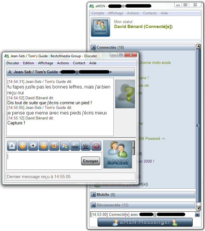 Image 8 : Comment chatter sans MSN ?
