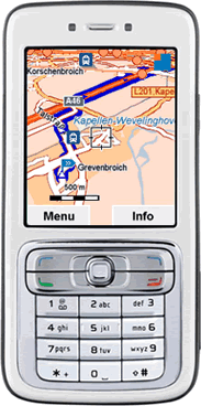 Image 1 : La solution de cartographie Map24 désormais en version mobile
