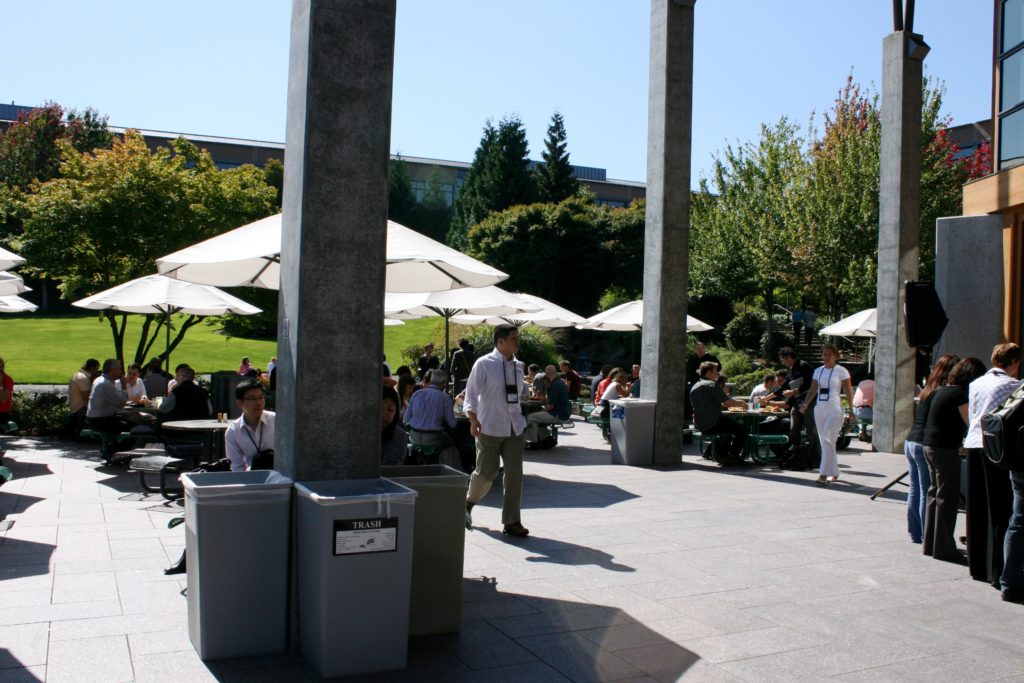 Image 14 : En visite au campus Microsoft de Redmond