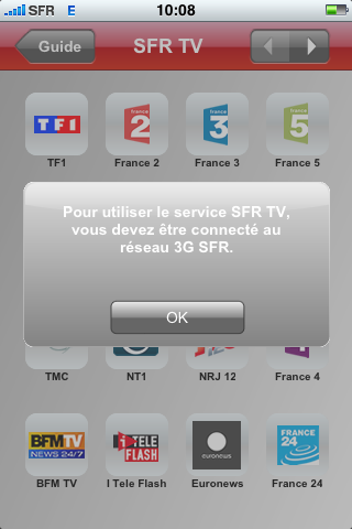 Image 7 : iPhone : la TV SFR peut elle tenir tête à Orange ?