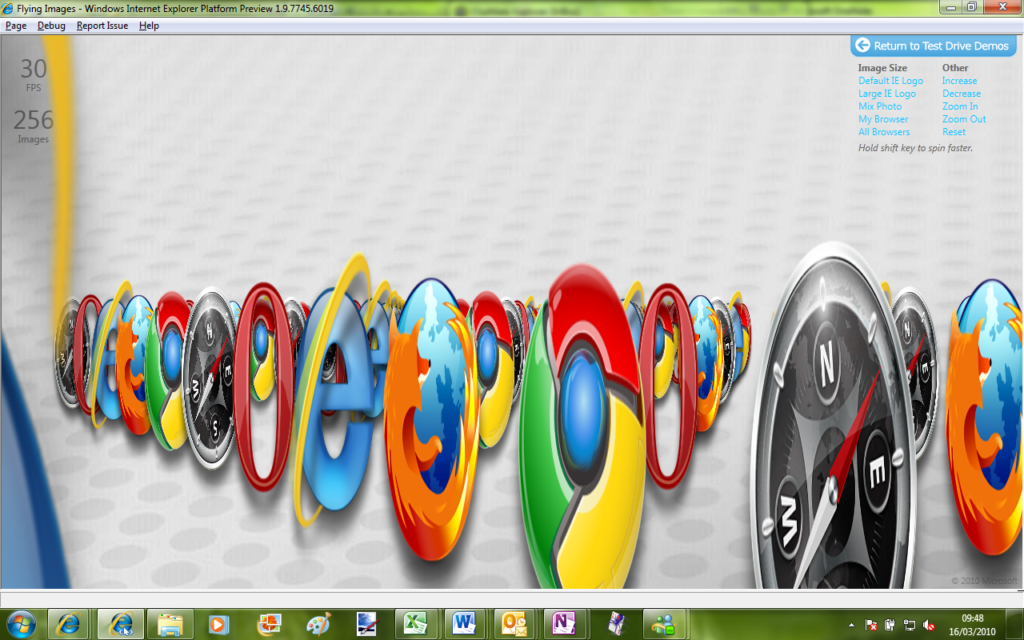 Image 2 : Internet Explorer 9 : les premières nouveautés en images