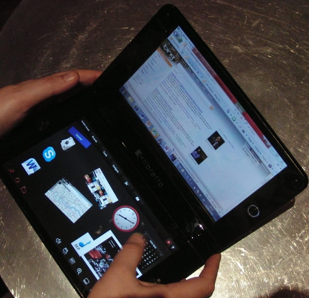 Image 10 : Toshiba Libretto W100 : un ordinateur portable à double écran