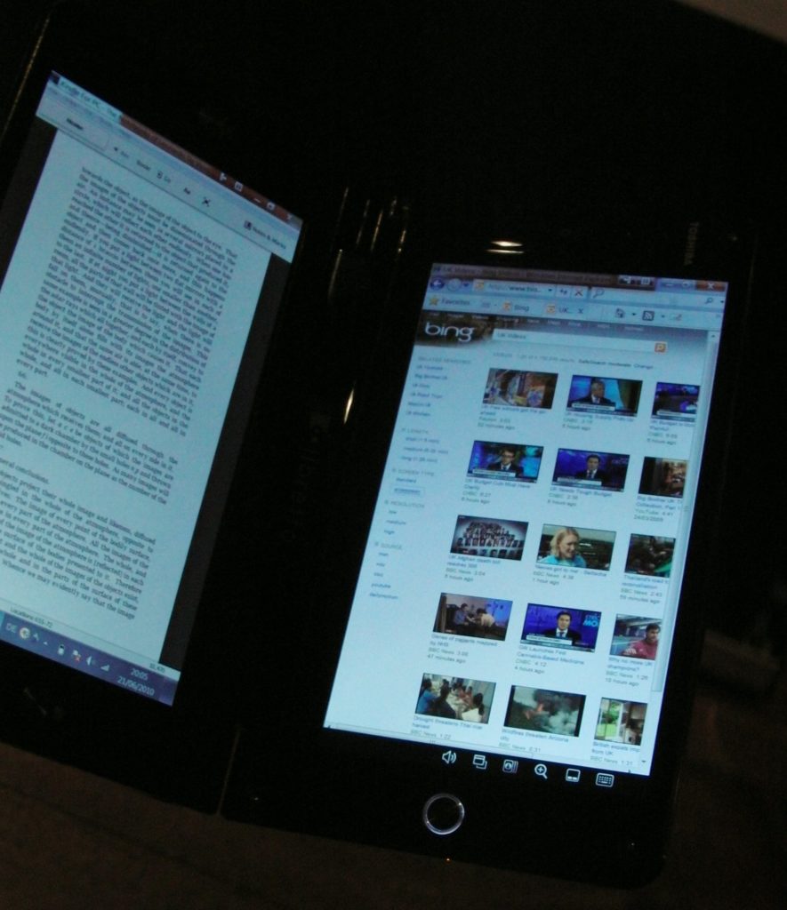 Image 11 : Toshiba Libretto W100 : un ordinateur portable à double écran