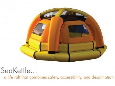 Image 5 : Sea Kettle, le canot de sauvetage qui produit de l'eau potable