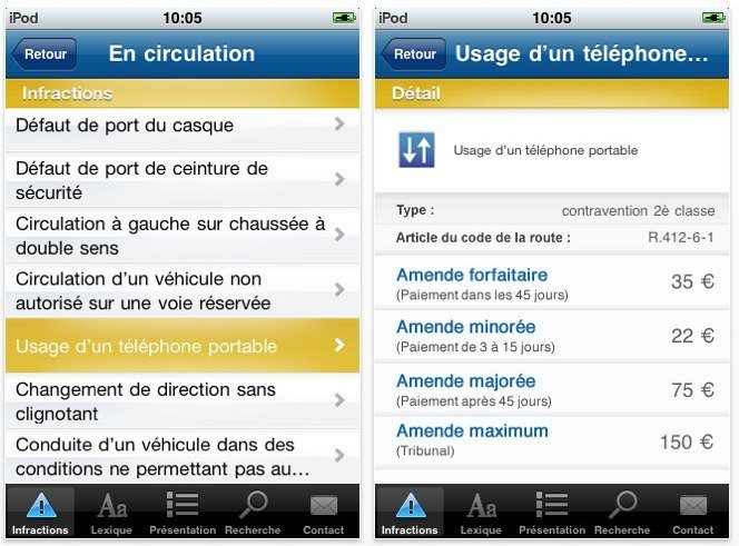 Image 4 : iPhone / Android : les meilleures applications gratuites pour la voiture