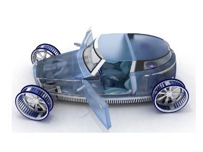 Image 1 : Ventile, le concept car qui roule à l'énergie éolienne