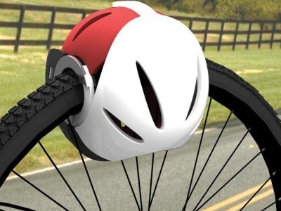 Image 1 : Head-Lock, un casque qui protège le cycliste tout comme le vélo