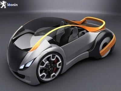 Image 1 : Léonin, un concept futuriste rugissant pour Peugeot