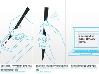 Image 4 : Recorder : stylo à billes et numérique