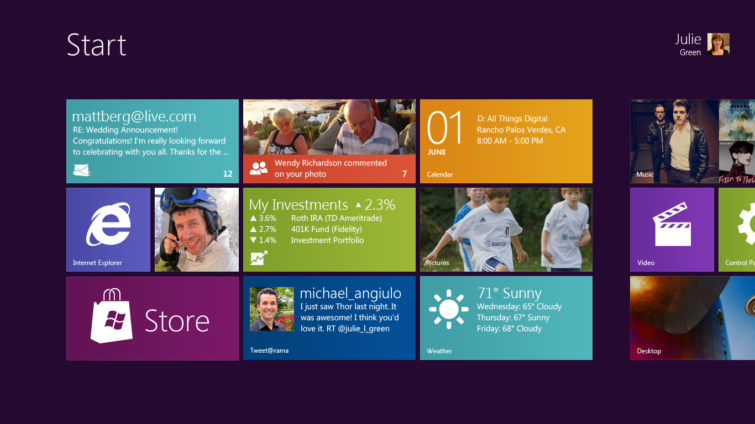 Image 1 : Windows 8 : la liste des applications intégrées