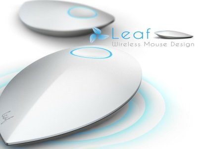 Image 1 : Leaf, une souris design et autosuffisante