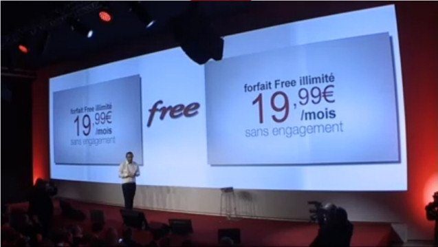 Image 1 : Free Mobile : tout illimité à 19,99€ par mois