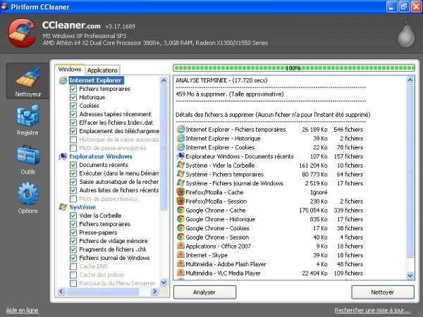 Logiciel de nettoyage PC gratuit Windows 7 : nettoyer un PC lent  efficacement