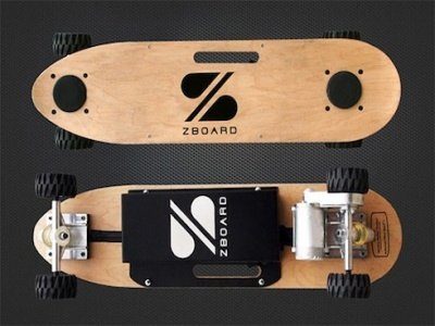 Image 1 : ZBoard, le premier skate motorisé à capteur de pression