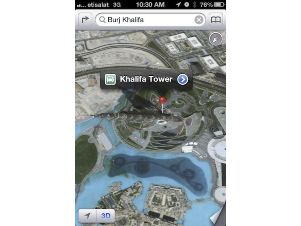 Image 12 : Les pires ratés d'iOS Maps