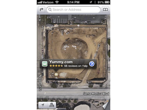 Image 14 : Les pires ratés d'iOS Maps