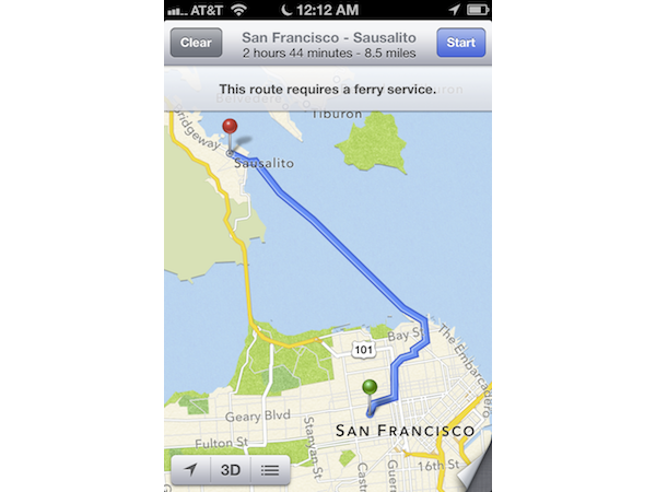 Image 16 : Les pires ratés d'iOS Maps