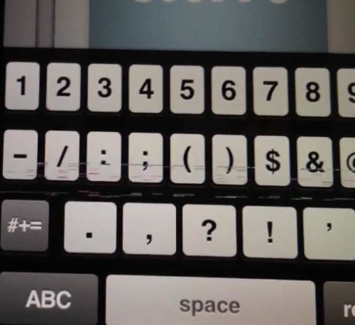 Image 1 : iPhone 5 : un problème de logiciel pour le clavier ?