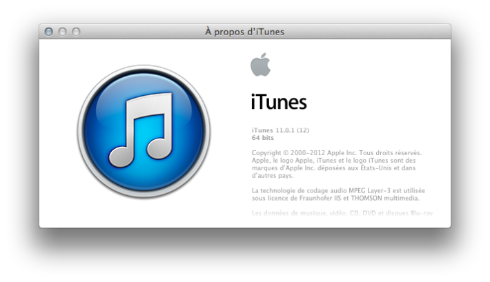 Image 2 : iTunes 11.0.1 : corrections de bugs et amélioration des performances