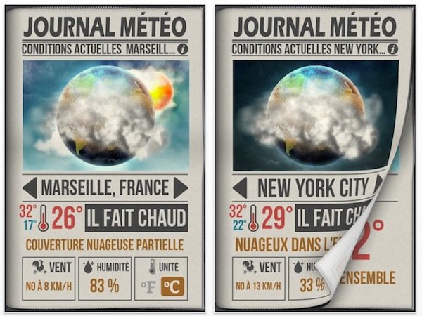 Image à la une de iPhone et Android : les meilleures applications météo