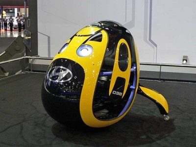 Image 1 : Le véhicule personnel de Hyundai est un œuf