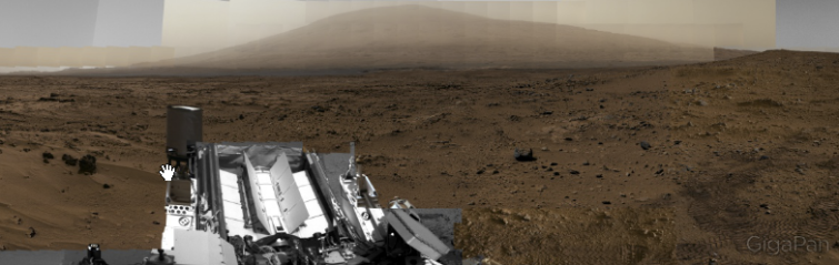 Image 1 : La NASA publie un panorama à 360° de Mars