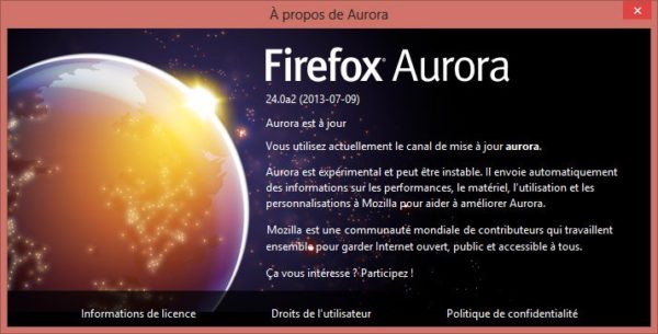 Image 1 : Enfin du son dans le navigateur Firefox