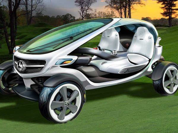 Image 1 : La voiturette de golf de demain selon Mercedes