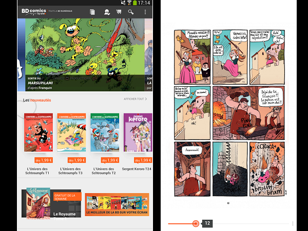 Image 3 : Android : 12 applications pour lire BD, comics et mangas sur tablette