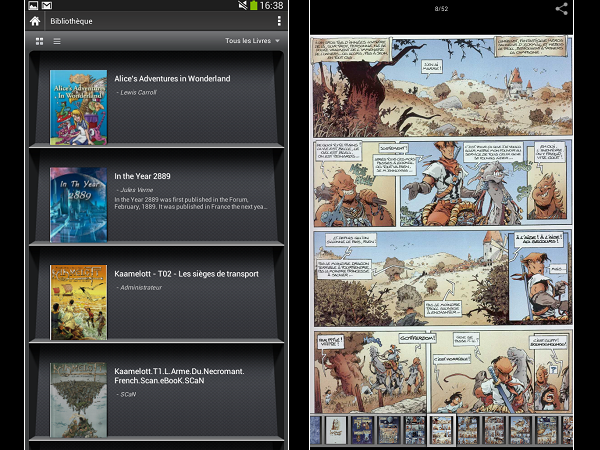 Image 13 : Android : 12 applications pour lire BD, comics et mangas sur tablette