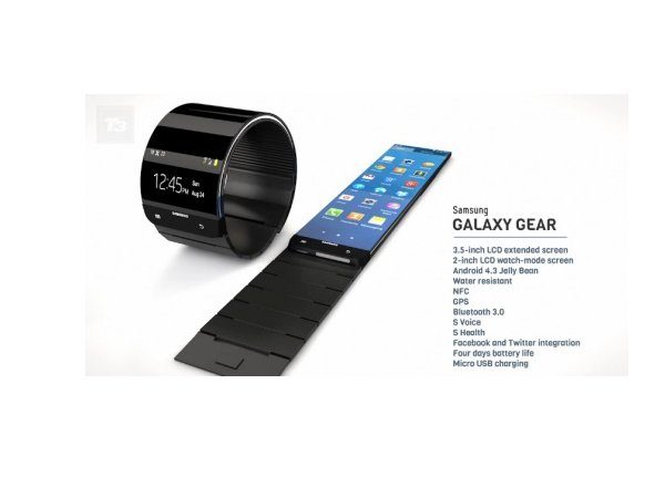 Image 1 : Le concept du Samsung Galaxy Gear en vidéo