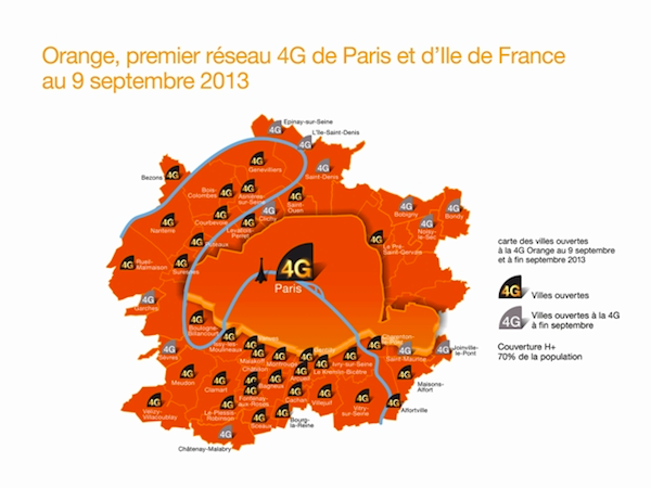 Image 1 : Orange couvre Paris en 4G, une 4G « plus rapide »