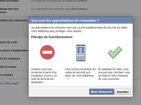 Image 4 : Facebook, Google, LinkedIn... Optez pour la double validation