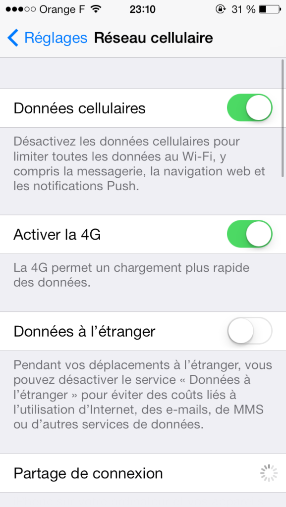 Comment Voir Sa Consommation De 4g Sur Iphone iOS 7 : comment augmenter l'autonomie de sa batterie