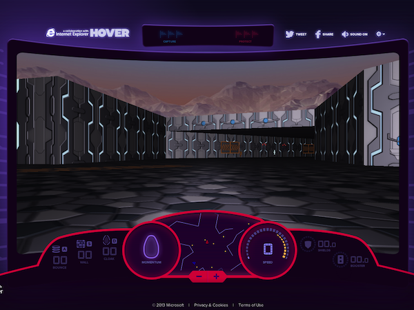 Image 1 : Microsoft porte le jeu Hover (Windows 95) en HTML