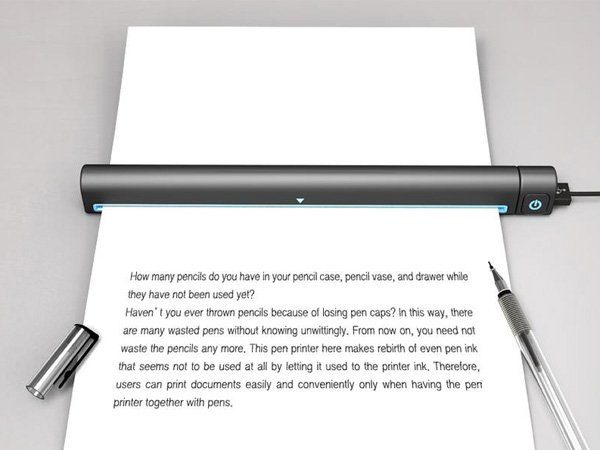 Image 1 : Plus d'encre pour l'imprimante ? Il reste celle du stylo !