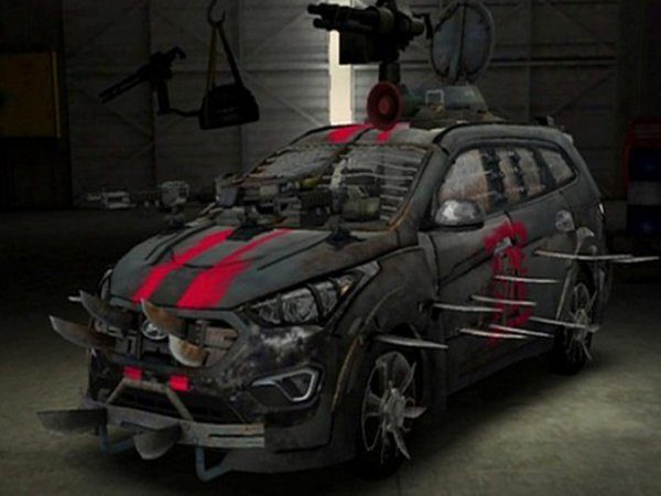 Image 1 : Le nouveau véhicule anti-zombies de Hyundai est un Santa Fe