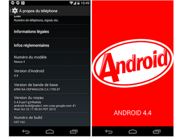 Image 6 : Comment installer Android 4.4 KitKat sur le Nexus 4 ?