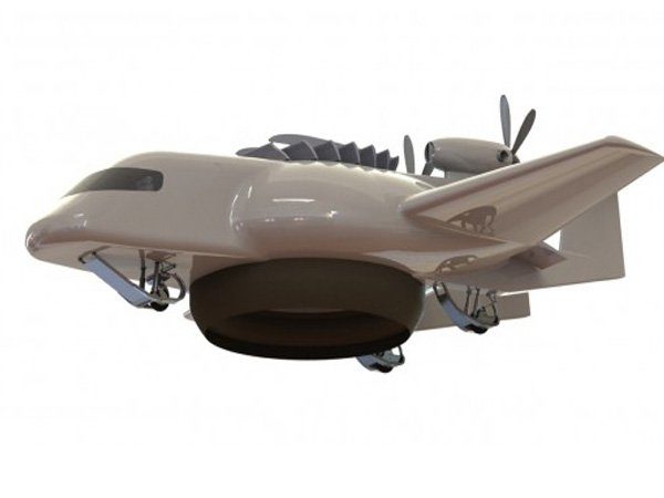Image 1 : L’avion du futur sera à mi-chemin entre hélicoptère et aéroglisseur