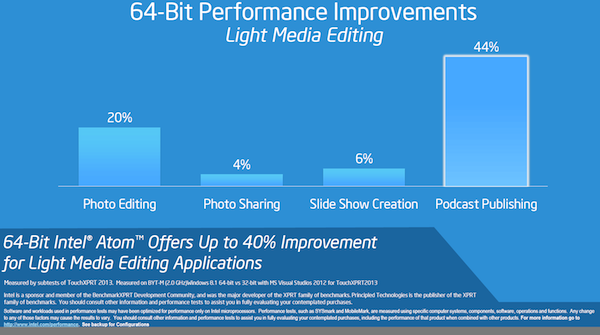 Image 1 : Intel montre un processeur 64 bits sur Android