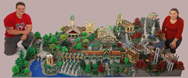Image 1 : Lego : 200 000 briques pour la cité elfe du Seigneur des Anneaux