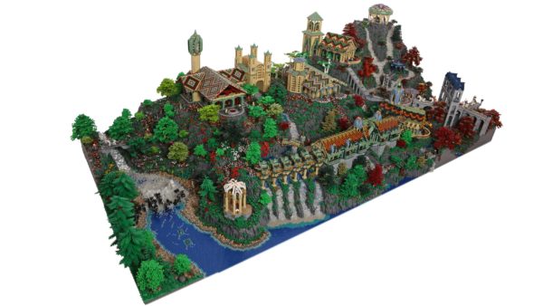 Image 6 : Lego : 200 000 briques pour la cité elfe du Seigneur des Anneaux