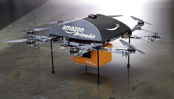 Image 1 : En 2015, Amazon veut livrer ses colis avec des drones