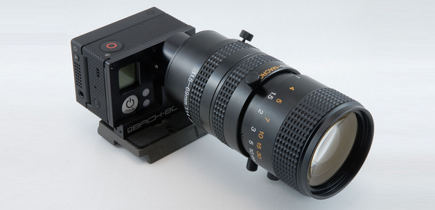 Image 1 : Un objectif sur une caméra GoPro, c'est possible