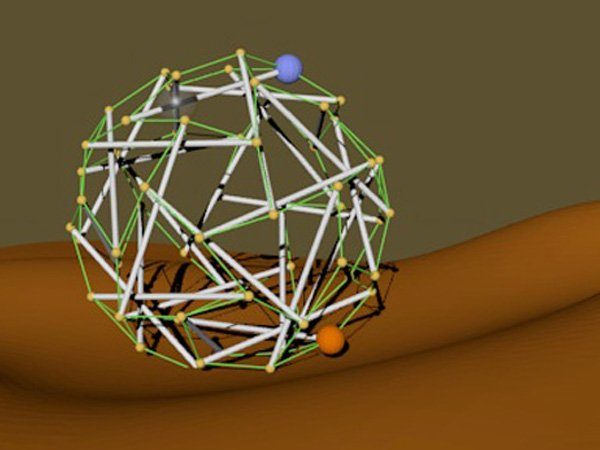 Image 1 : Super Ball Bot, l'atterissage spatial à rebond