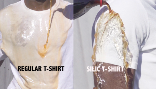 Image 2 : Il invente le T-Shirt insalissable