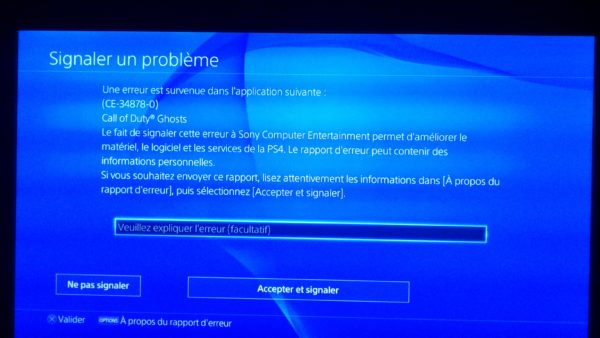 Image 1 : La PS4 victime d'un bug de sauvegarde