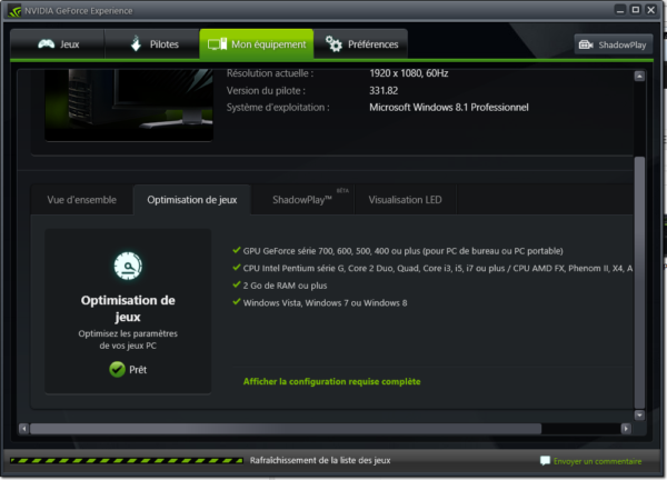Image 7 : [Test] GeForce Experience : on craque ou pas ?